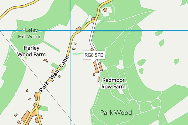 RG8 9PD map - OS VectorMap District (Ordnance Survey)