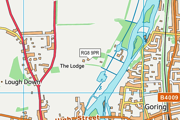 RG8 9PR map - OS VectorMap District (Ordnance Survey)