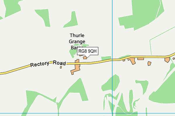 RG8 9QH map - OS VectorMap District (Ordnance Survey)