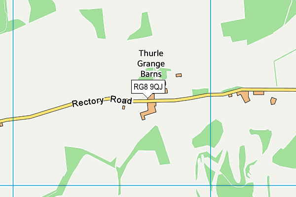 RG8 9QJ map - OS VectorMap District (Ordnance Survey)