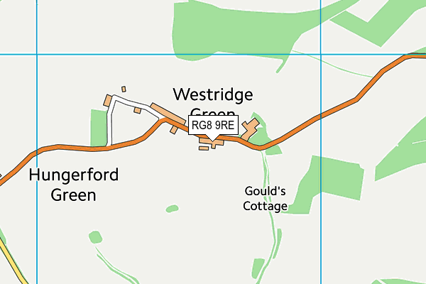 RG8 9RE map - OS VectorMap District (Ordnance Survey)