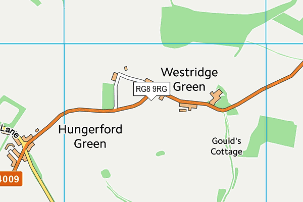 RG8 9RG map - OS VectorMap District (Ordnance Survey)