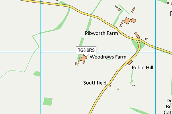 RG8 9RS map - OS VectorMap District (Ordnance Survey)