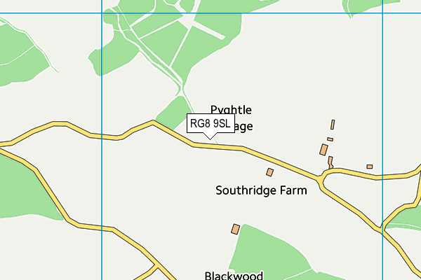 RG8 9SL map - OS VectorMap District (Ordnance Survey)