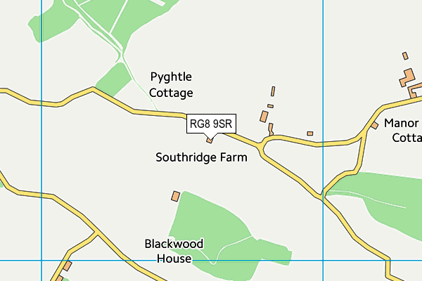 RG8 9SR map - OS VectorMap District (Ordnance Survey)