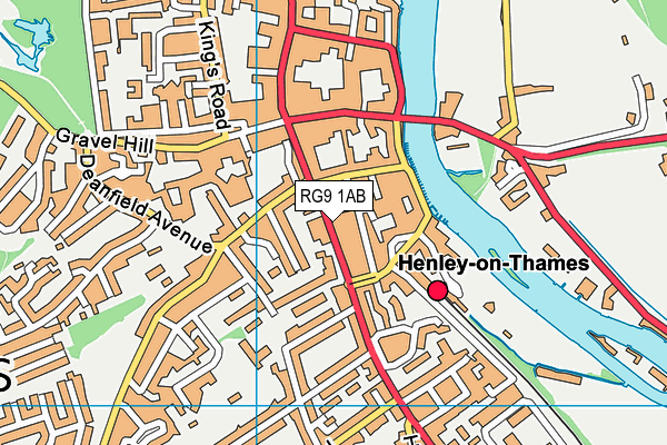 Map of HENLEY MINI MARKET LTD at district scale