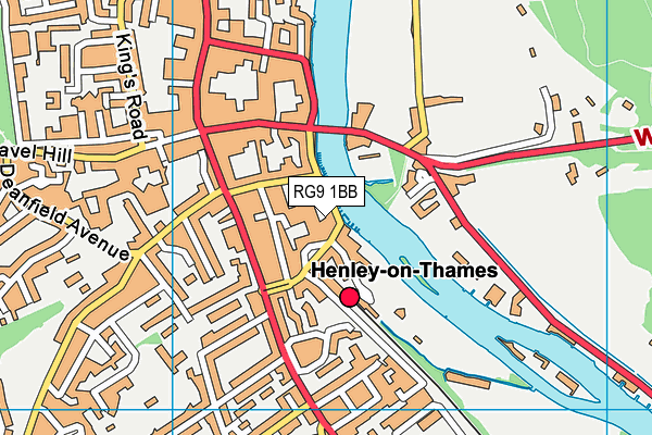 Map of HENLEY ADVANTAGE LTD at district scale
