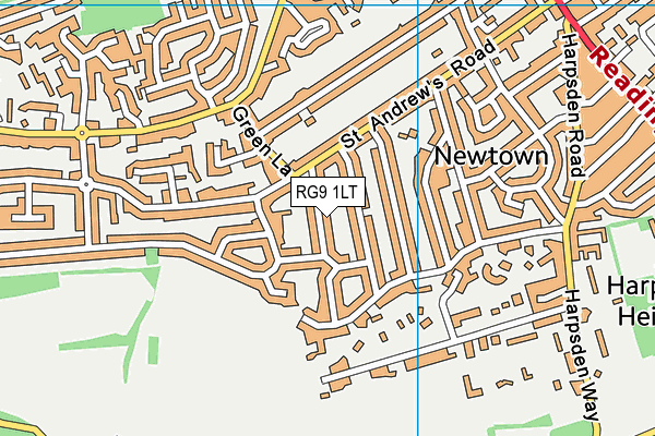 RG9 1LT map - OS VectorMap District (Ordnance Survey)