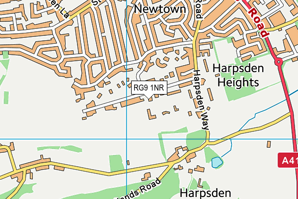 RG9 1NR map - OS VectorMap District (Ordnance Survey)