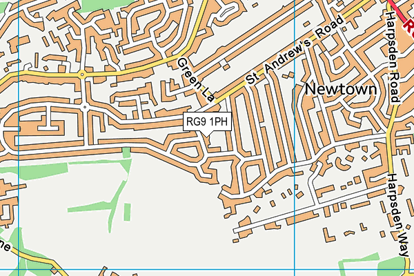 RG9 1PH map - OS VectorMap District (Ordnance Survey)
