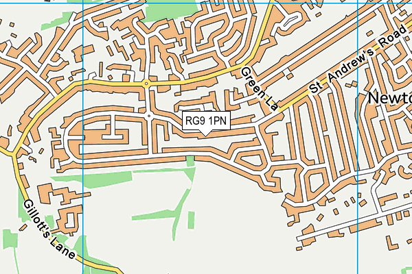 RG9 1PN map - OS VectorMap District (Ordnance Survey)