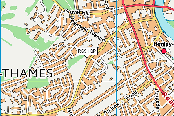 RG9 1QP map - OS VectorMap District (Ordnance Survey)