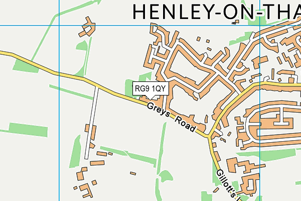 RG9 1QY map - OS VectorMap District (Ordnance Survey)
