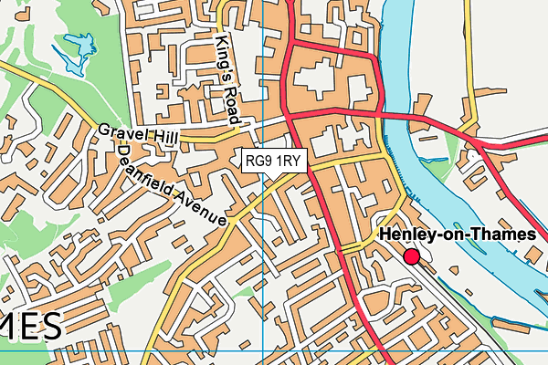 Map of HENLEY WINDOWS LIMITED at district scale