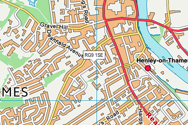 RG9 1SE map - OS VectorMap District (Ordnance Survey)