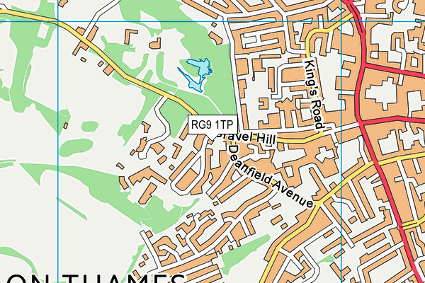 RG9 1TP map - OS VectorMap District (Ordnance Survey)