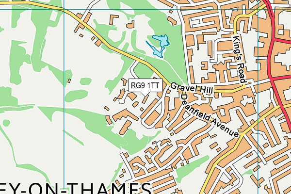 RG9 1TT map - OS VectorMap District (Ordnance Survey)