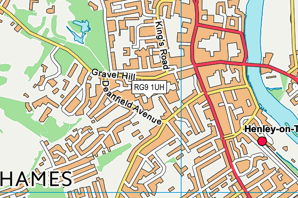 The Henley College - Rotherfield Campus map (RG9 1UH) - OS VectorMap District (Ordnance Survey)