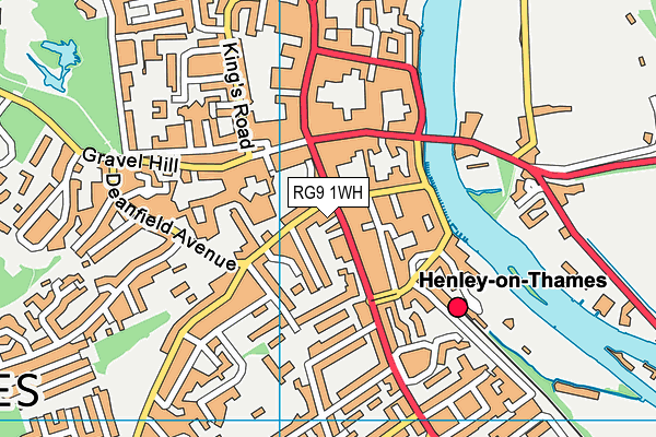 RG9 1WH map - OS VectorMap District (Ordnance Survey)