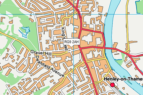 Map of THE SQUARE HENLEY LTD at district scale