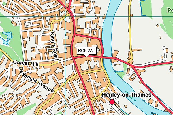 RG9 2AL map - OS VectorMap District (Ordnance Survey)
