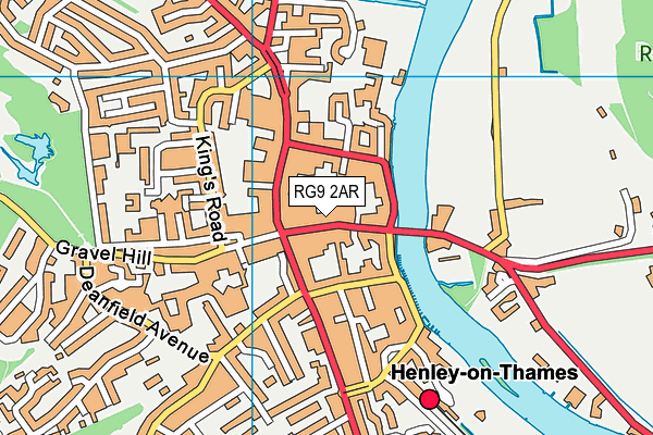 Map of HENLEY EVENTS LTD at district scale
