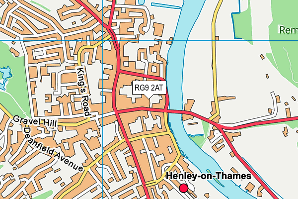 RG9 2AT map - OS VectorMap District (Ordnance Survey)