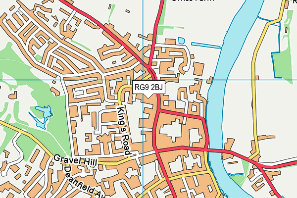 RG9 2BJ map - OS VectorMap District (Ordnance Survey)