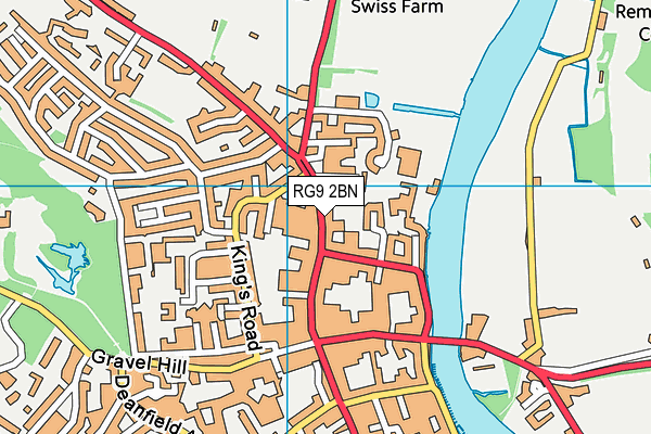Rupert House School map (RG9 2BN) - OS VectorMap District (Ordnance Survey)
