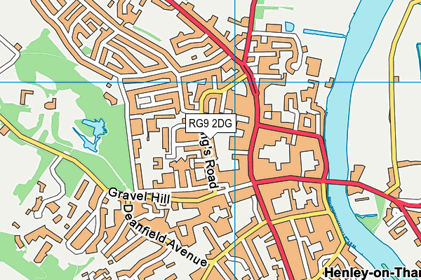RG9 2DG map - OS VectorMap District (Ordnance Survey)