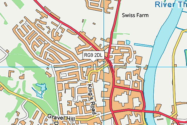 RG9 2DL map - OS VectorMap District (Ordnance Survey)