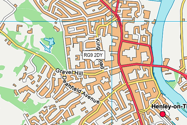 RG9 2DY map - OS VectorMap District (Ordnance Survey)