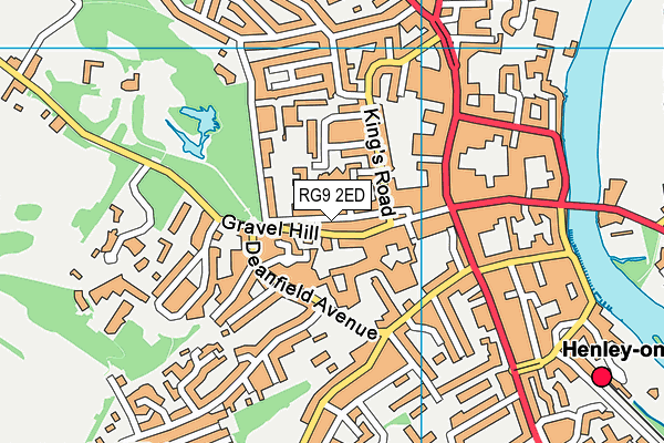 RG9 2ED map - OS VectorMap District (Ordnance Survey)