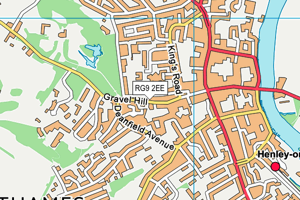 RG9 2EE map - OS VectorMap District (Ordnance Survey)