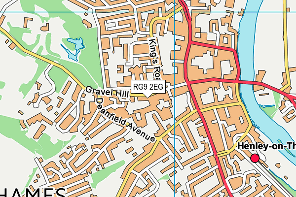 RG9 2EG map - OS VectorMap District (Ordnance Survey)