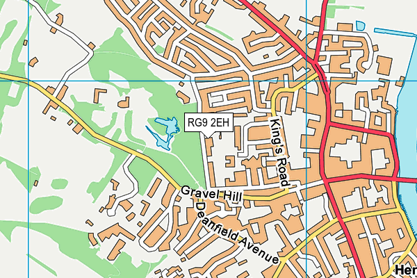 RG9 2EH map - OS VectorMap District (Ordnance Survey)