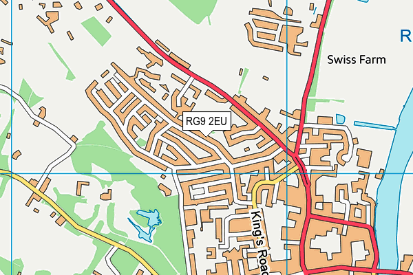 RG9 2EU map - OS VectorMap District (Ordnance Survey)