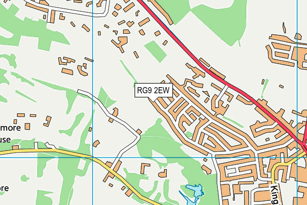 RG9 2EW map - OS VectorMap District (Ordnance Survey)