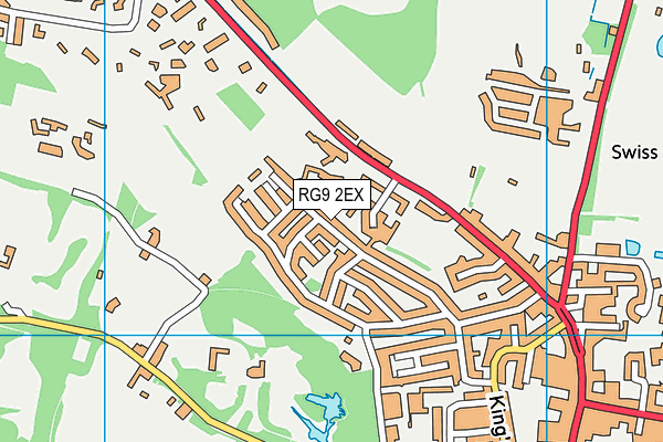 RG9 2EX map - OS VectorMap District (Ordnance Survey)