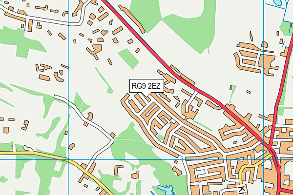 RG9 2EZ map - OS VectorMap District (Ordnance Survey)