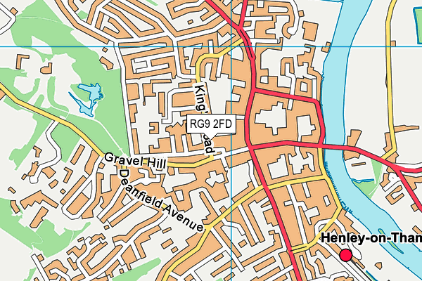 RG9 2FD map - OS VectorMap District (Ordnance Survey)