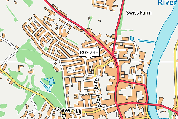 RG9 2HE map - OS VectorMap District (Ordnance Survey)