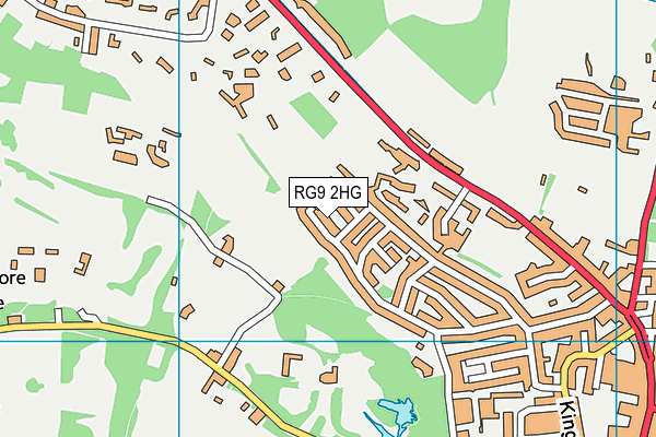 RG9 2HG map - OS VectorMap District (Ordnance Survey)