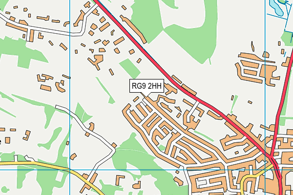 RG9 2HH map - OS VectorMap District (Ordnance Survey)