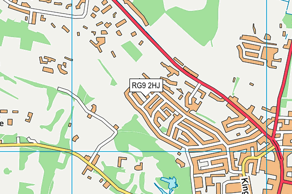 RG9 2HJ map - OS VectorMap District (Ordnance Survey)