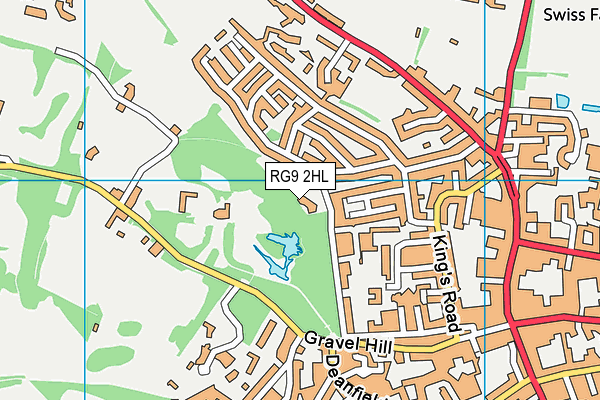 RG9 2HL map - OS VectorMap District (Ordnance Survey)