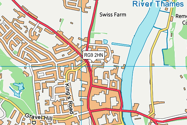 RG9 2HN map - OS VectorMap District (Ordnance Survey)