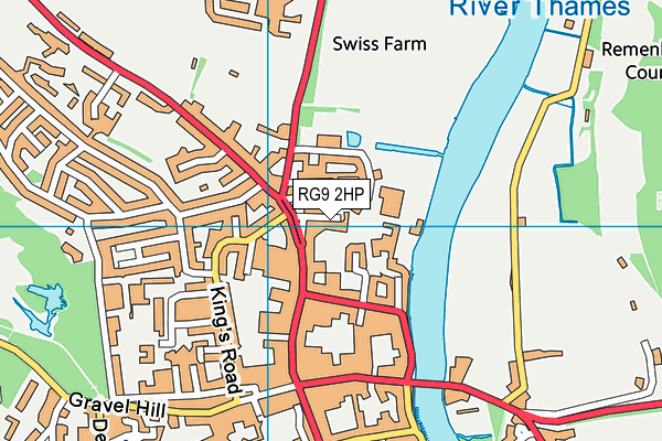 RG9 2HP map - OS VectorMap District (Ordnance Survey)