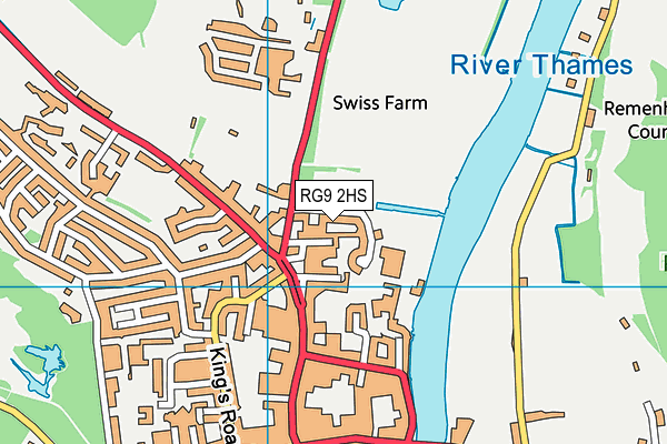 RG9 2HS map - OS VectorMap District (Ordnance Survey)