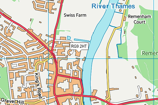 RG9 2HT map - OS VectorMap District (Ordnance Survey)